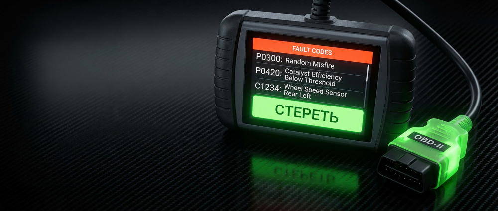 Считывание и стирание ошибок